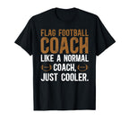 Flag Football Coach Definition Flag T-Shirt - Unique Graphic Unisex