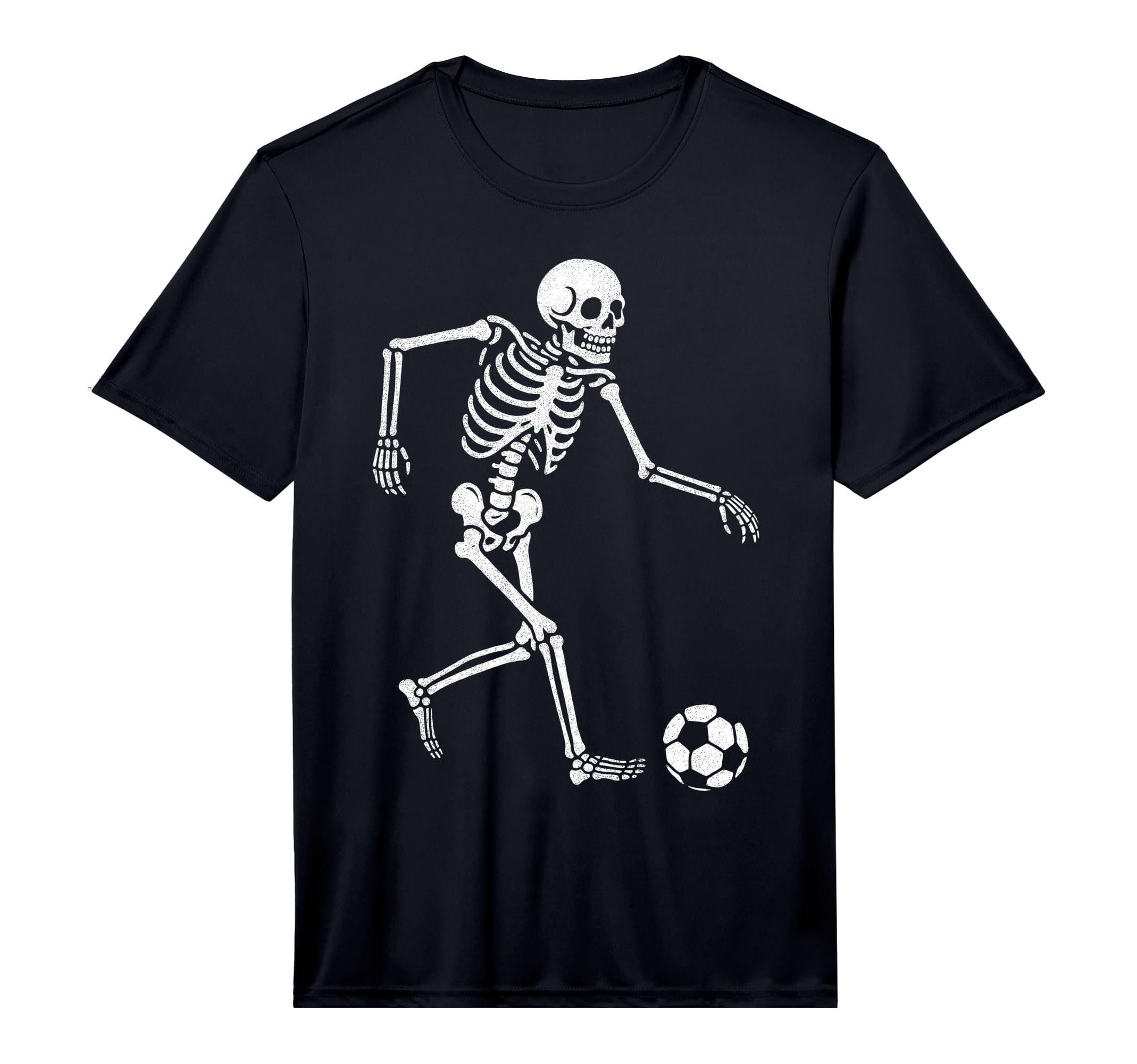 Soccer Skeleton Playing Soccer T-Shirt - Custom Art Print for Adults