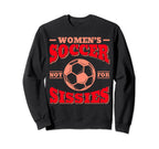 Soccer Team Outfit Players Fans Sweatshirt - Minimalist Print for Adults