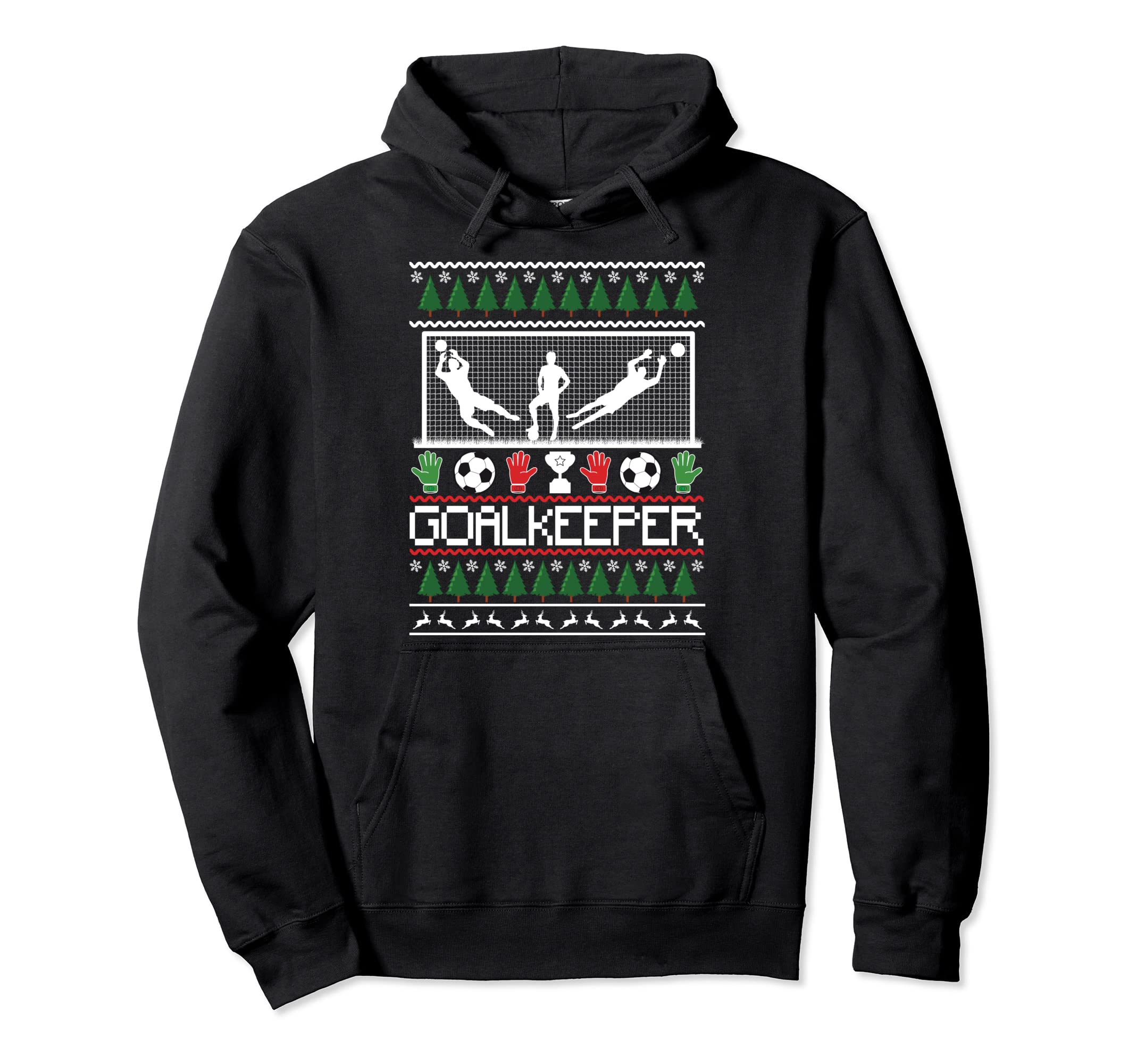 Ugly Goal Keeper Soccer Goalie Gift Hoodie - Graphic Print Men Women