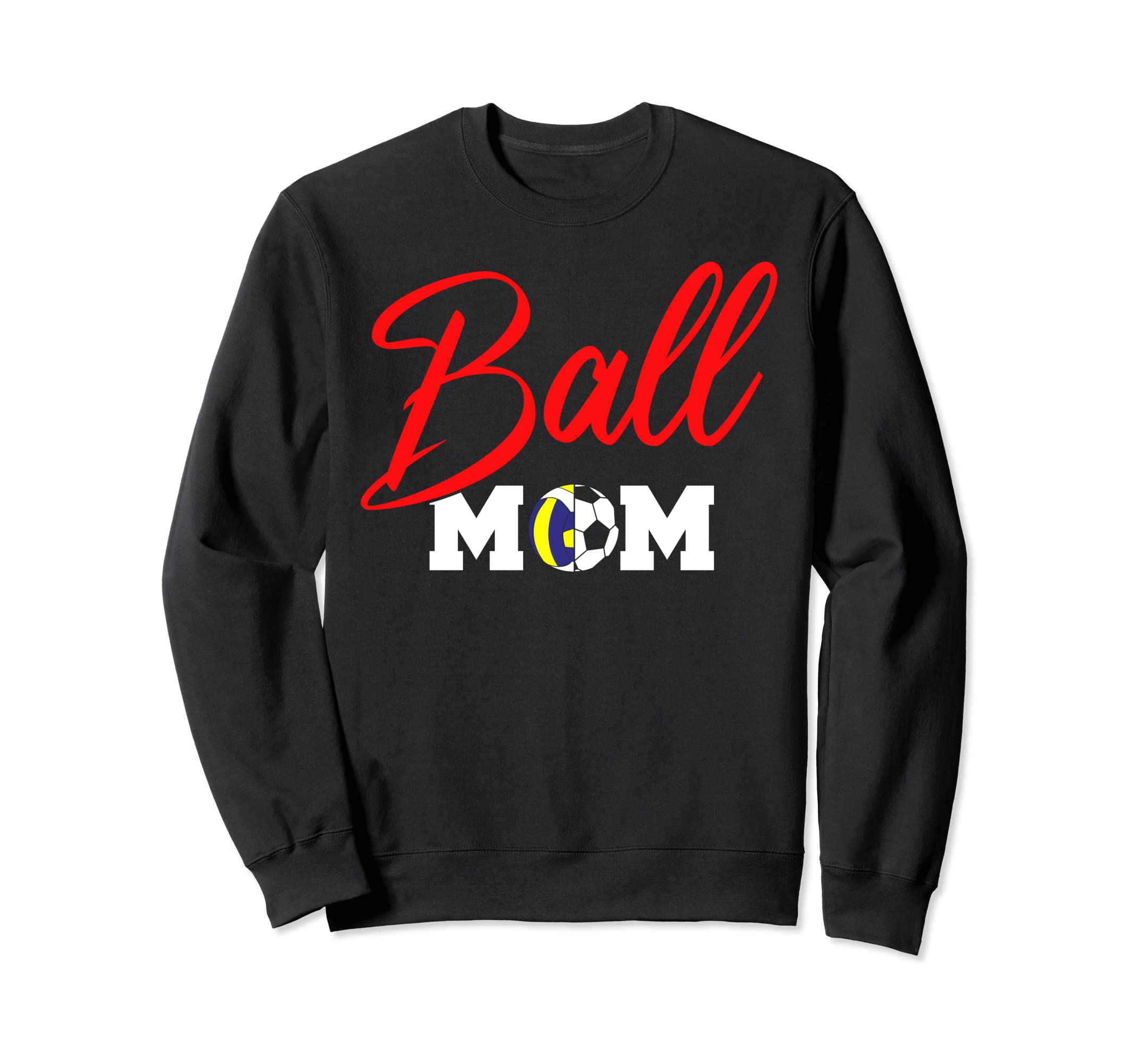Ball Mom Mama Day Raising Sweatshirt - Casual Everyday Wear for Adults