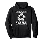 Soccer Dada Distressed Ball Funny Soccer Hoodie - Graphic Print Men Women