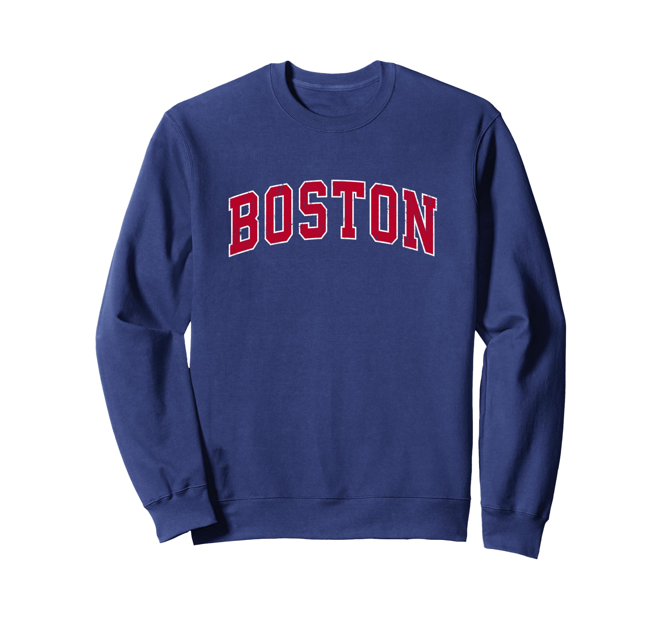 Boston Massachusetts Ma Sports Red Sweatshirt - Unique Graphic Men Women