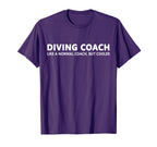 Funny Diving Coach Definition T-Shirt - Casual Everyday Wear for Adults