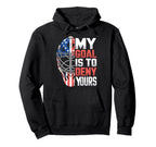 Ice Hockey Goalkeeper Mask Goalie Hockey Hoodie - Trendy Graphic Men Women