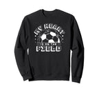Soccer Sports Funny My Heart Is Sweatshirt - Casual Everyday Wear Unisex
