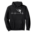 Handball Goalkeeper Heartbeat I Love Hoodie - Novelty Apparel Unisex