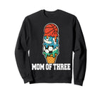 Basketball Soccer Volleyball Mom Ice Sweatshirt - Minimalist Print Unisex