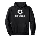 Heart Soccer Passionate Fan Hoodie - Aesthetic Graphic for Adults