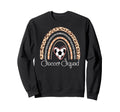 Soccer Squad Boho Rainbow Funny Sweatshirt - Unique Graphic Men Women