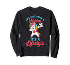 Soccer Funny Not Only Hobby Its Sweatshirt - Minimalist Print Unisex