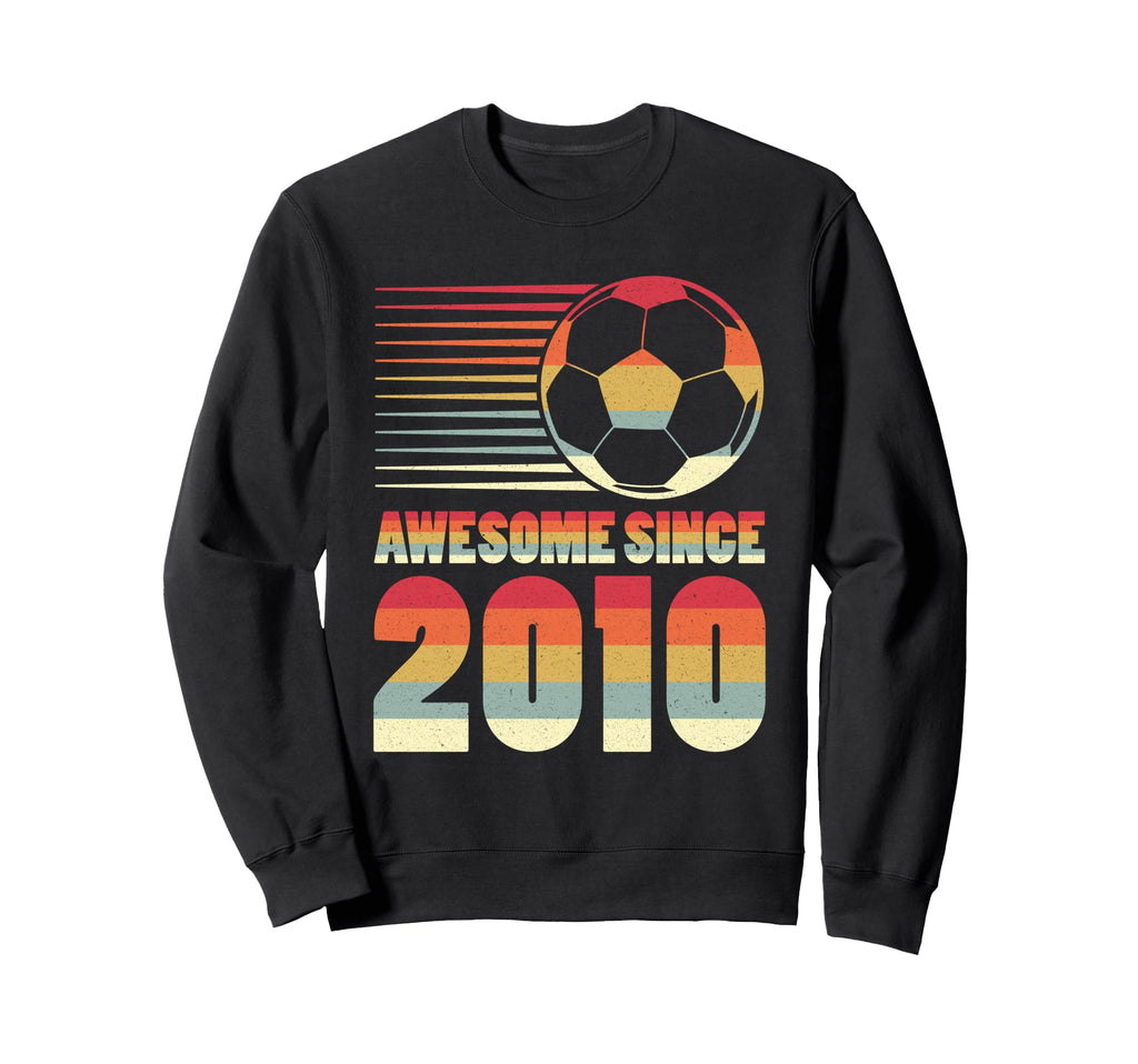 Awesome Since 2010 Soccer 16Th Sweatshirt - Custom Art Print Unisex