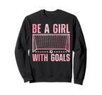 Funny Soccer Art Soccer Player Sweatshirt - Streetwear Style Men Women