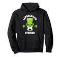 Soccer Strikers Leprechaun Striker Hoodie - Casual Everyday Wear for Adults