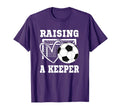 Raising Keeper Goalie Soccer T-Shirt - Minimalist Print Men Women
