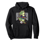 Soccer Dinosaur Soccer Hoodie - Custom Art Print Unisex