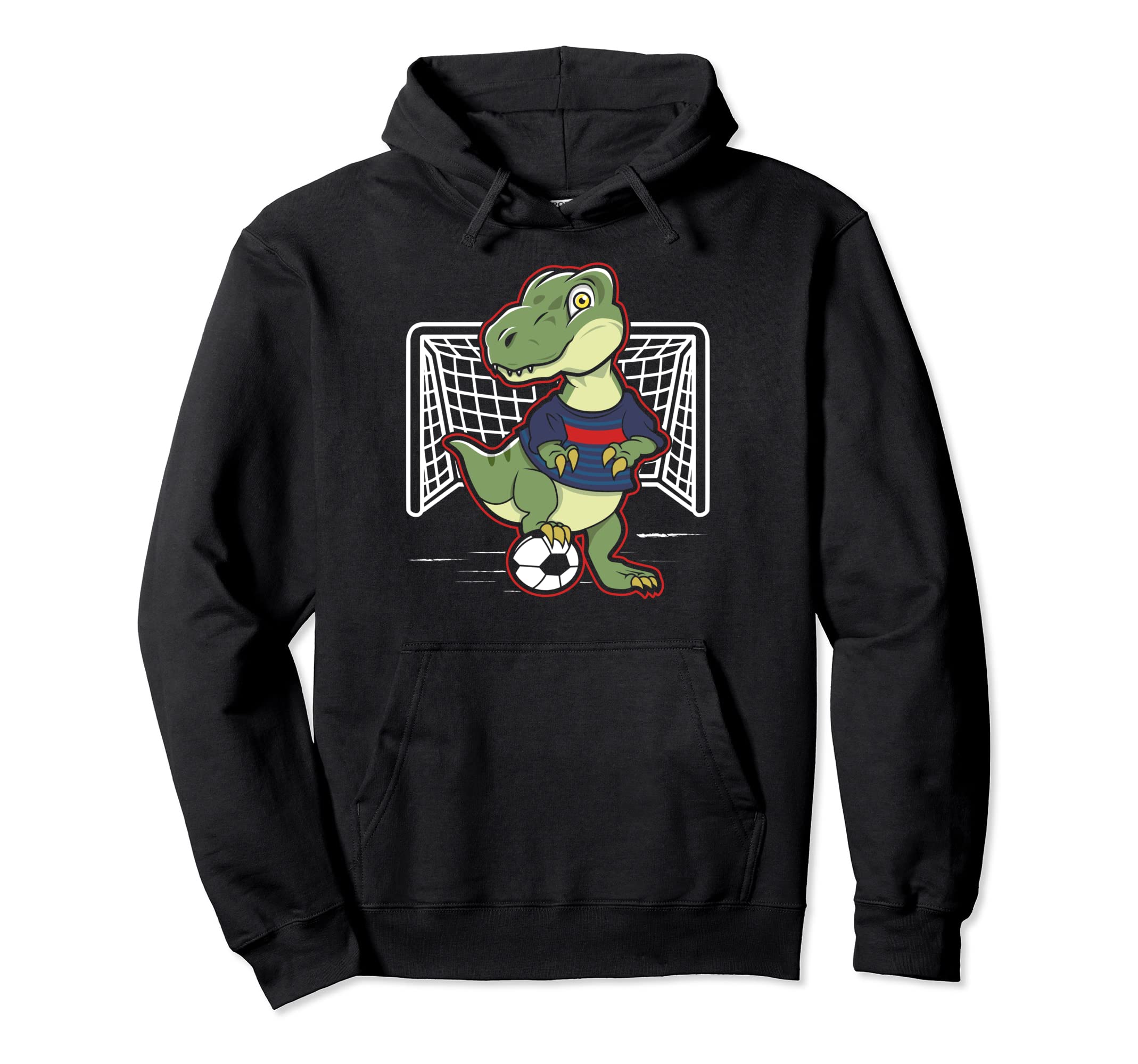 Soccer Dinosaur Soccer Hoodie - Custom Art Print Unisex