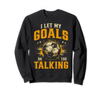 Womens Soccer Gift Sweatshirt - Minimalist Print Men Women