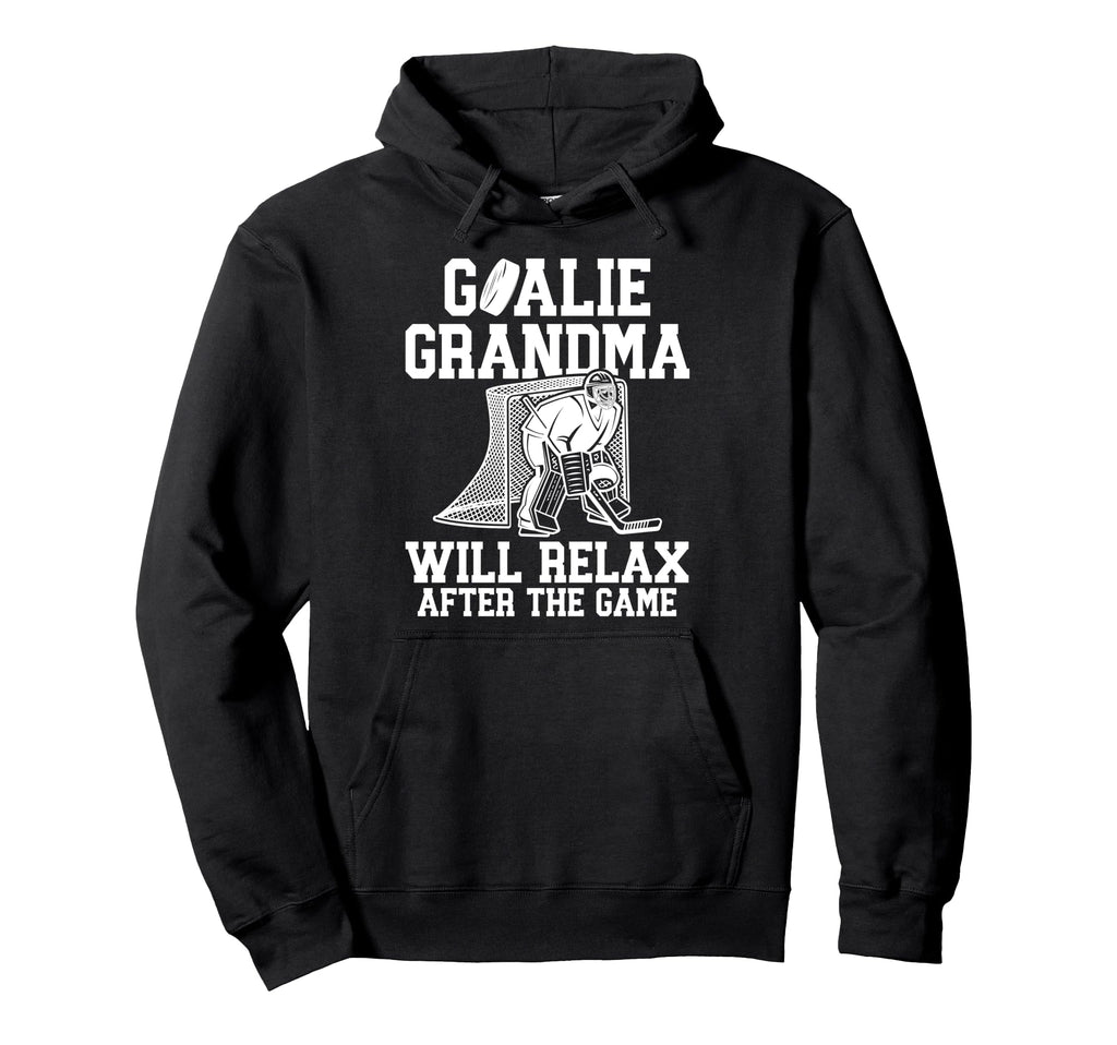 Funny Hockey Goalie Grandma Ice Hockey Hoodie - Trendy Graphic Men Women