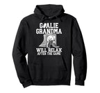 Funny Hockey Goalie Grandma Ice Hockey Hoodie - Trendy Graphic Men Women