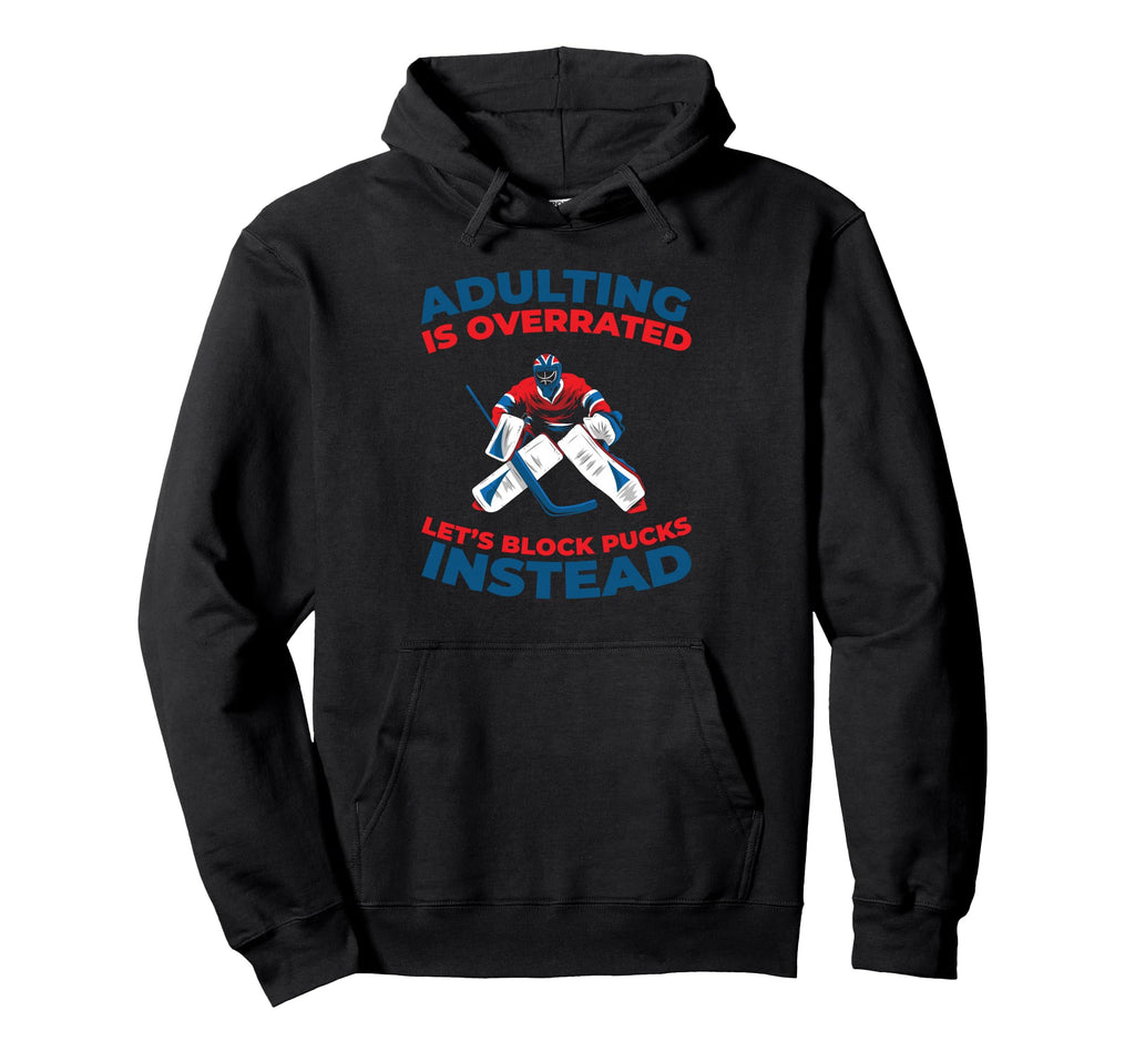 Hockey Goalkeeper Ice Hockey Goalie Hoodie - Trendy Graphic for Adults