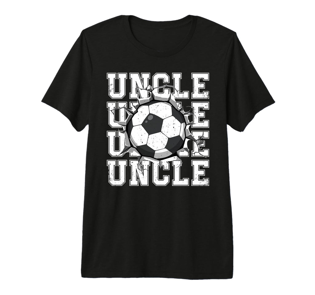 Soccer Uncle Cracked Wall Family T-Shirt - Graphic Print Men Women