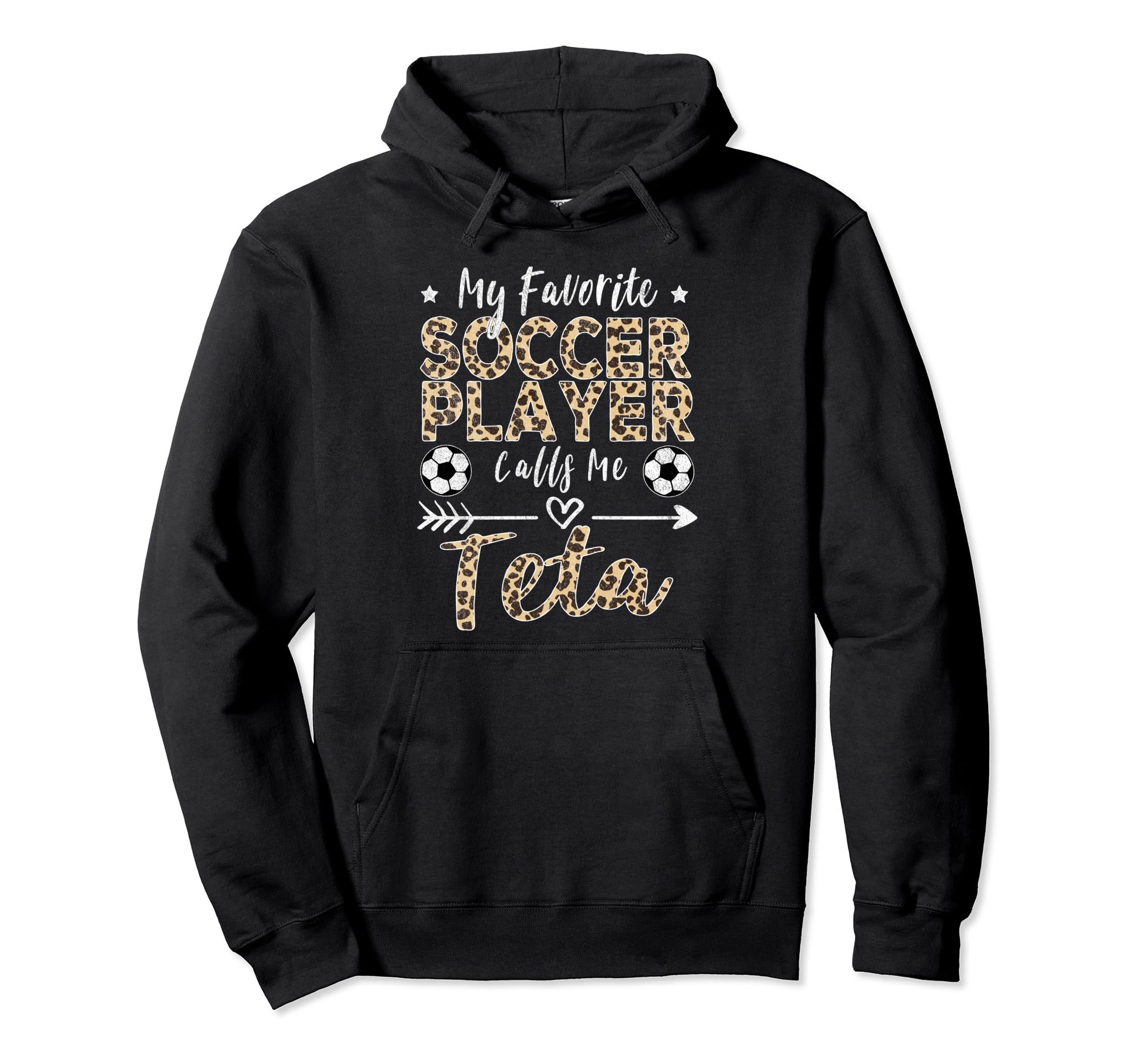 My Favorite Soccer Player Calls Me Teta Hoodie - Minimalist Print Unisex