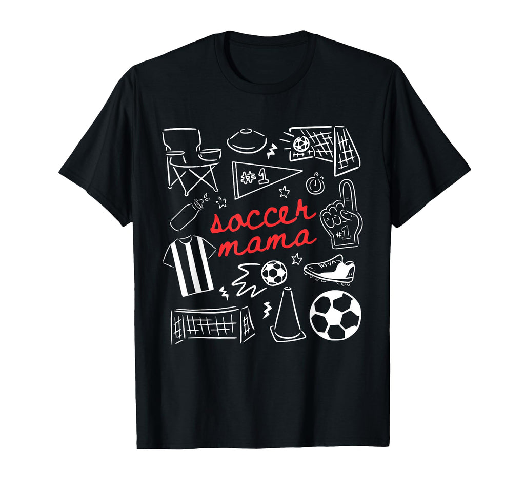 Soccer Mama Mothers Day Game Day T-Shirt - Aesthetic Graphic Men Women