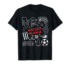 Soccer Mama Mothers Day Game Day T-Shirt - Aesthetic Graphic Men Women
