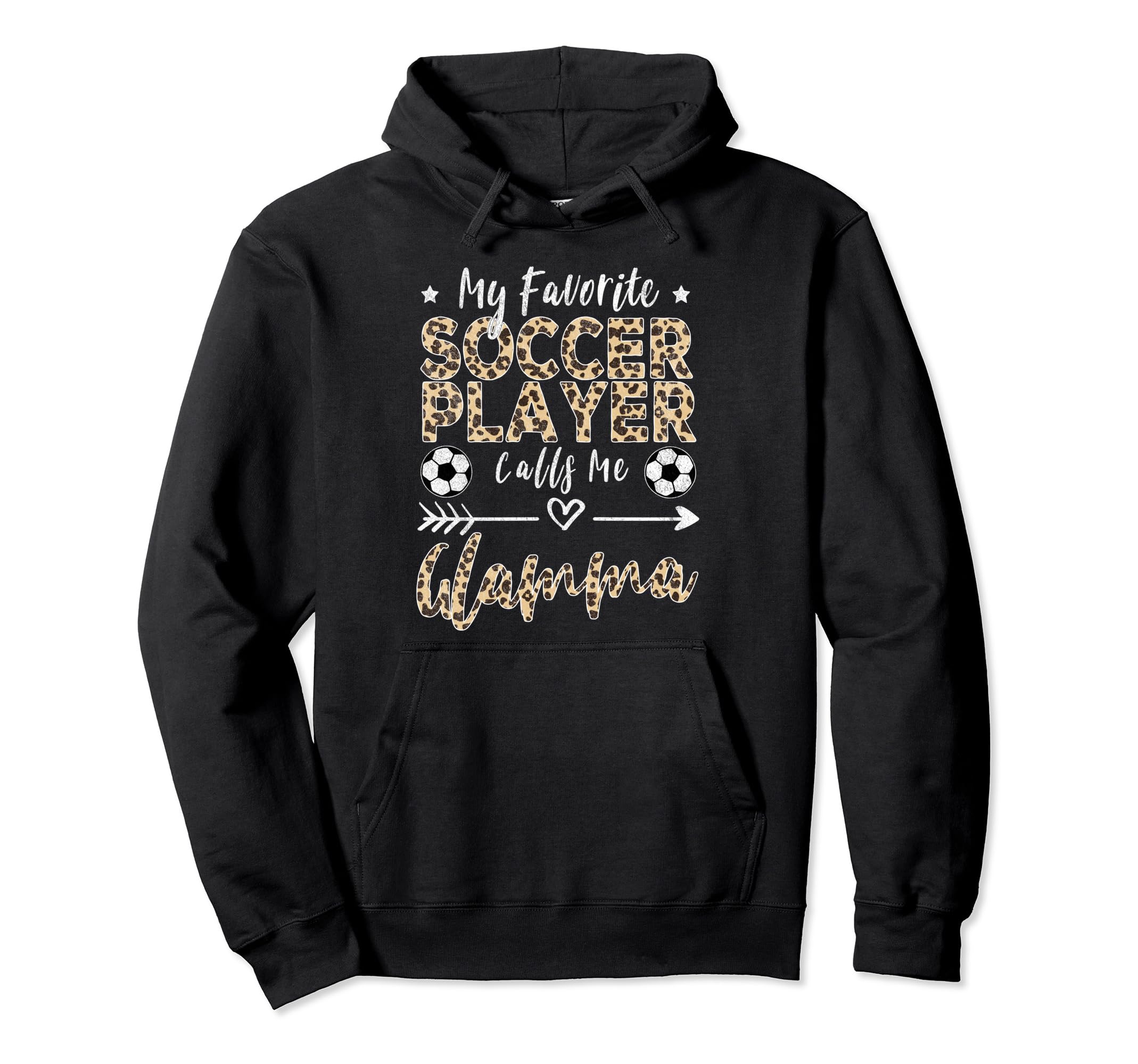 My Favorite Soccer Player Calls Me Glamma Hoodie - Graphic Print Unisex