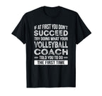 Volleyball Coach Gift Funny Thank You T-Shirt - Trendy Graphic for Adults