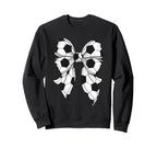 Soccer Coquette Bow Soccer Mama Mom Sweatshirt - Streetwear Style Men Women