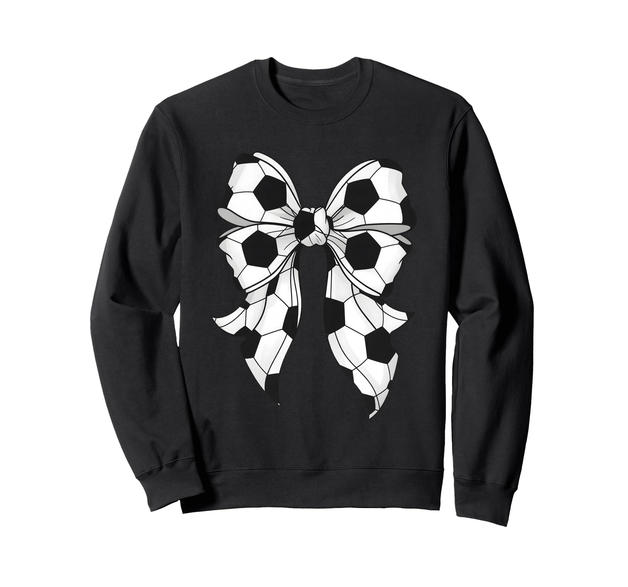 Soccer Coquette Bow Soccer Mama Mom Sweatshirt - Streetwear Style Men Women