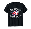 I Cant Keep Calm England Is Playing T-Shirt - Trendy Graphic Unisex
