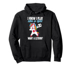 I Play Like Want Lesson Funny Soccer Hoodie - Custom Art Print Unisex