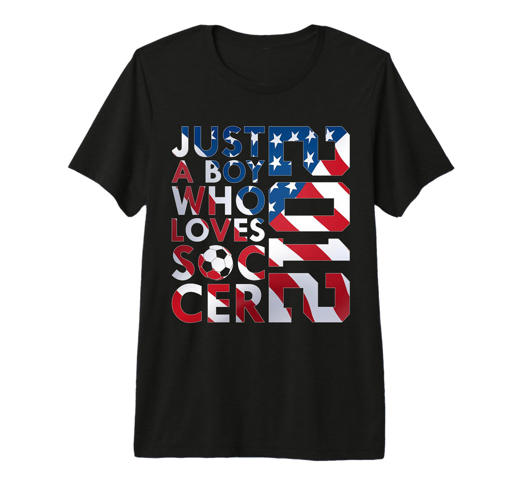 Mens 2012 Just Who Loves Soccer 14Th T-Shirt - Streetwear Style for Adults