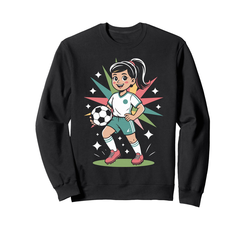 Funny Soccer Art Soccer Lover Player Sweatshirt - Trendy Graphic for Adults