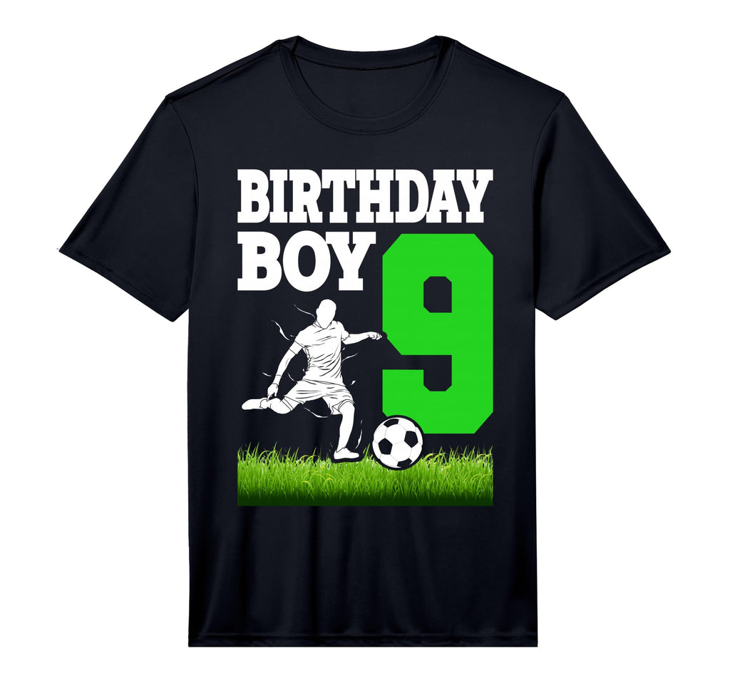 Soccer Birthday Party 9 Year Old 9Th T-Shirt - Streetwear Style for Adults