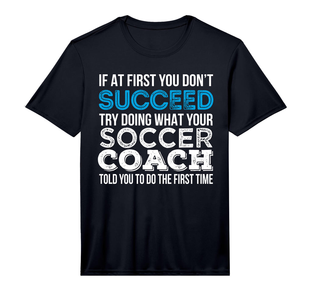 Mens If First You Dont Succeed Funny T-Shirt - Minimalist Print Unisex