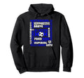 Soccer Mom Traits Best Words Mothers Hoodie - Minimalist Print Men Women