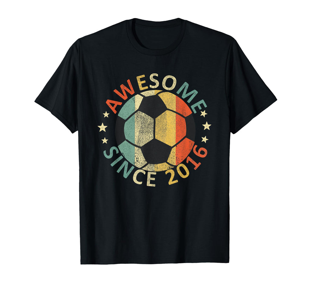 8Th Birthday 2016 Year Old Soccer T-Shirt - Minimalist Print for Adults