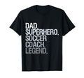Dad Superhero Soccer Coach Sweatshirt - Casual Everyday Wear Men Women