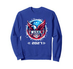 American Flag Soccer Team Soccer 2027 Sweatshirt - Minimalist Print Unisex