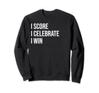 Soccer Striker Meme Sweatshirt - Unique Graphic Men Women
