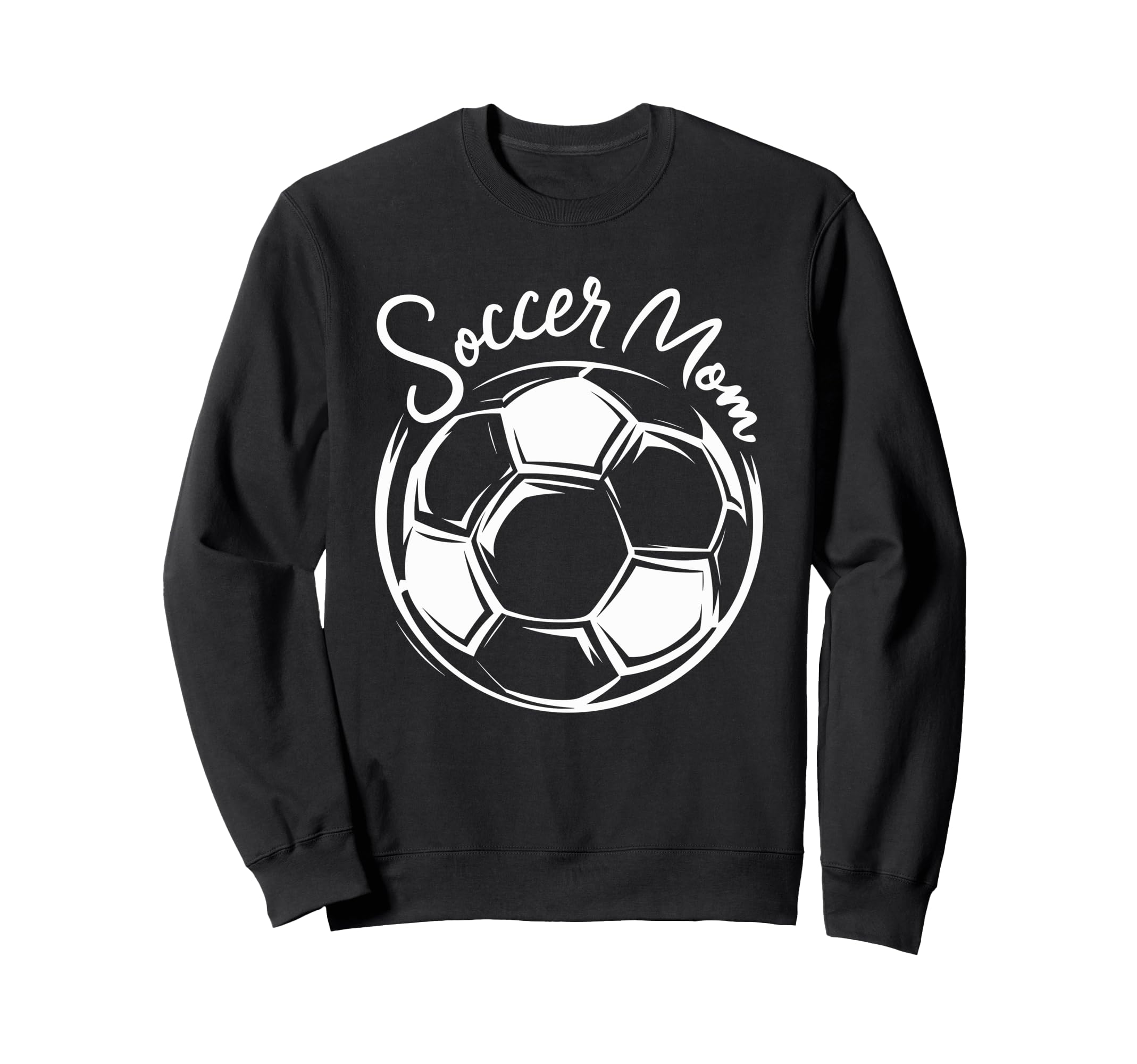Soccer Mom Proud Sports Moms Sweatshirt - Casual Everyday Wear for Adults