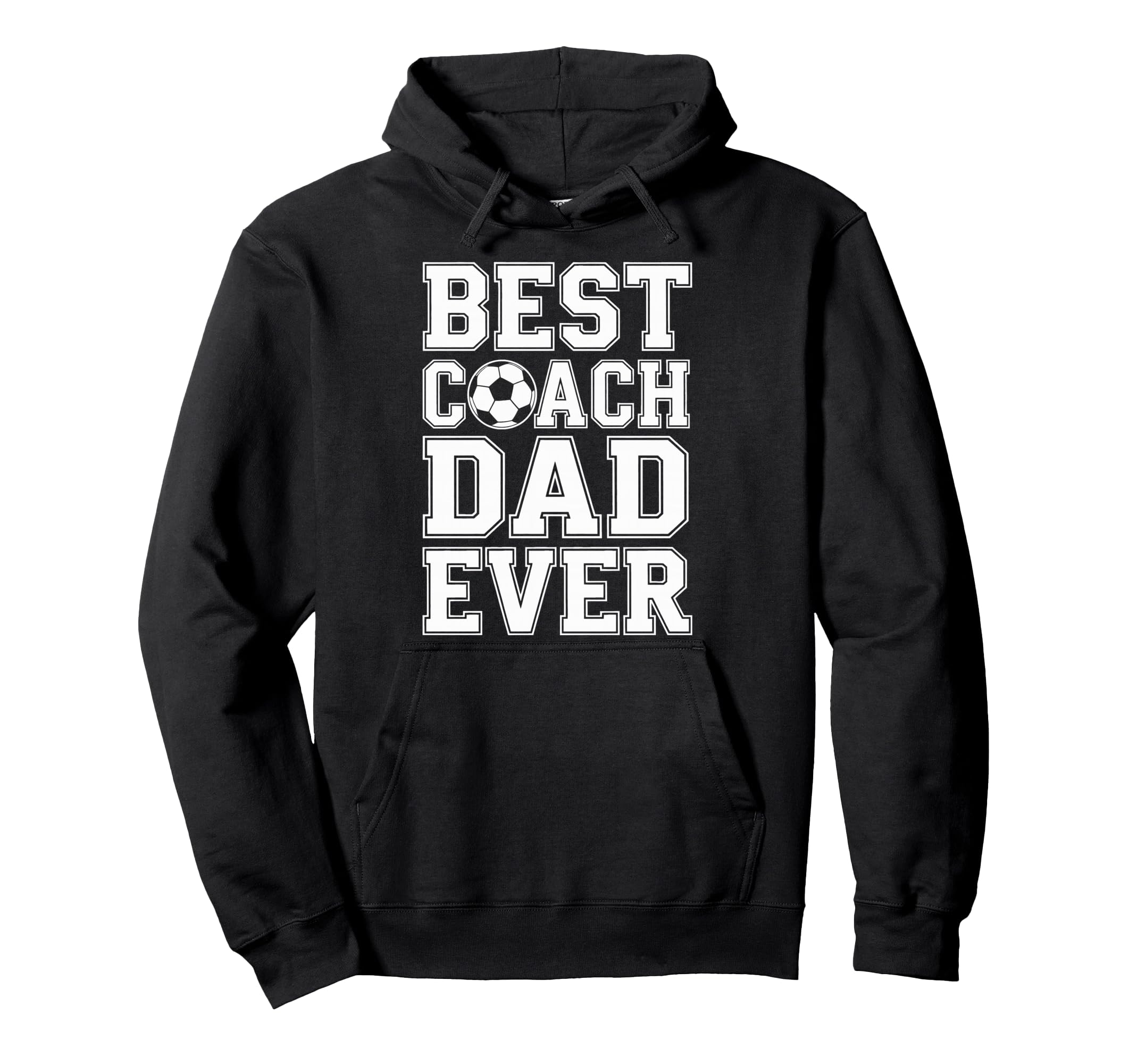 Soccer Champion Best Coach Dad Ever Hoodie - Trendy Graphic Men Women