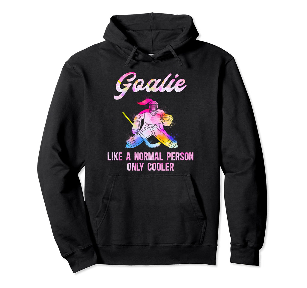 Ice Hockey Goalie Goaltender Ice Hoodie - Aesthetic Graphic Men Women