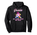 Ice Hockey Goalie Goaltender Ice Hoodie - Aesthetic Graphic Men Women