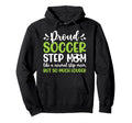 Proud Soccer Step Mom Definition Soccer Hoodie - Unique Graphic Unisex