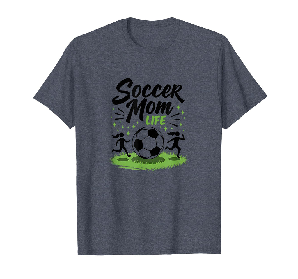Soccer Mom Life Proud Parent Team Spirit Sweatshirt - Graphic Print Unisex